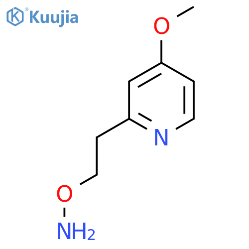O-2-(4-methoxypyridin-2-yl)ethylhydroxylamine structure