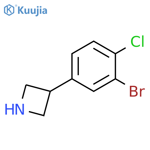3-(3-bromo-4-chlorophenyl)azetidine structure