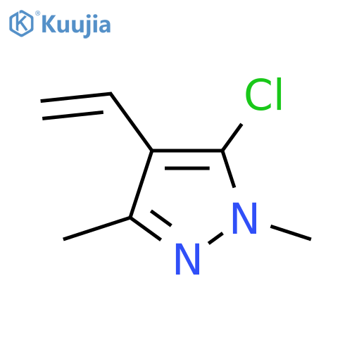 5-chloro-4-ethenyl-1,3-dimethyl-1H-pyrazole structure