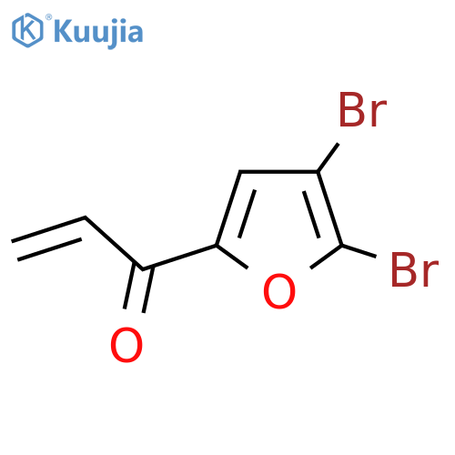 1-(4,5-dibromofuran-2-yl)prop-2-en-1-one structure