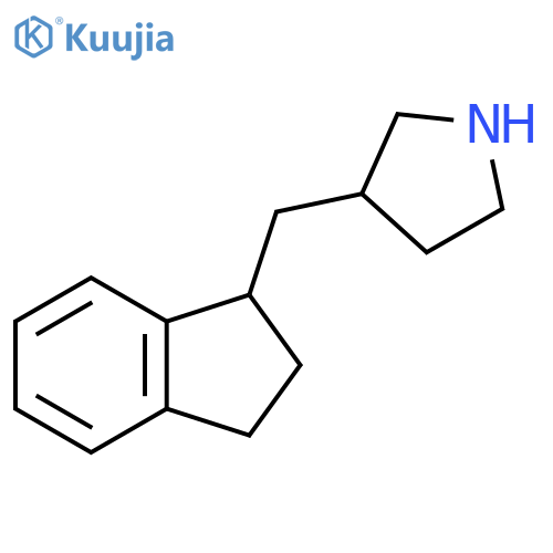 3-(2,3-dihydro-1H-inden-1-yl)methylpyrrolidine structure