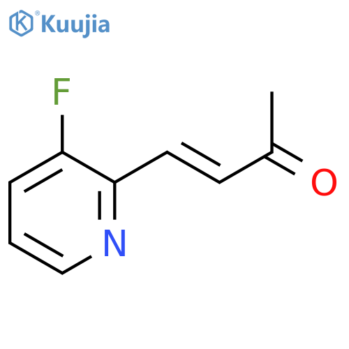 4-(3-fluoropyridin-2-yl)but-3-en-2-one structure