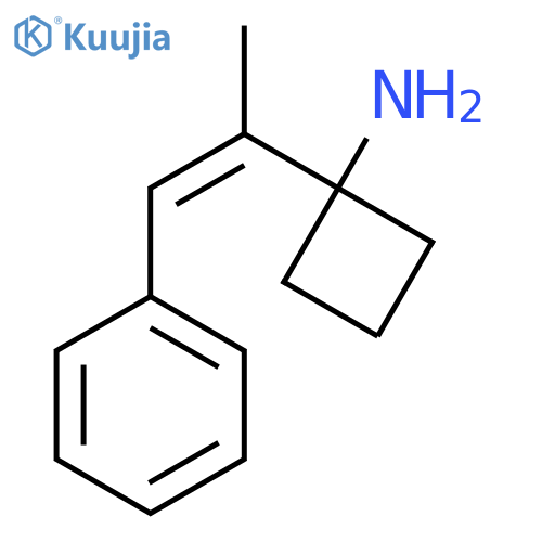 1-(1-phenylprop-1-en-2-yl)cyclobutan-1-amine structure