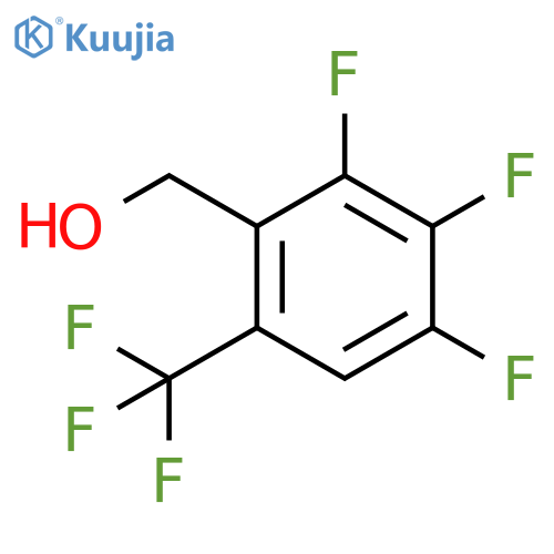 Benzenemethanol, 2,3,4-trifluoro-6-(trifluoromethyl)- structure