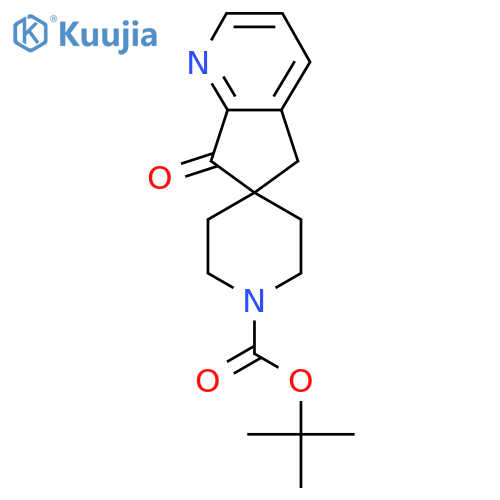 tert-butyl 7-oxo-5,7-dihydrospiro[cyclopenta[b]pyridine-6,4'-piperidine]-1'-carboxylate structure
