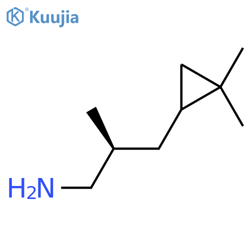 (2S)-3-(2,2-Dimethylcyclopropyl)-2-methylpropan-1-amine structure