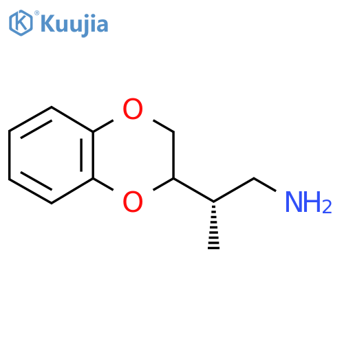 (2S)-2-(2,3-Dihydro-1,4-benzodioxin-3-yl)propan-1-amine structure
