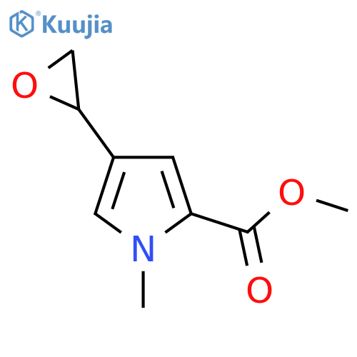 Methyl 1-methyl-4-(oxiran-2-yl)pyrrole-2-carboxylate structure