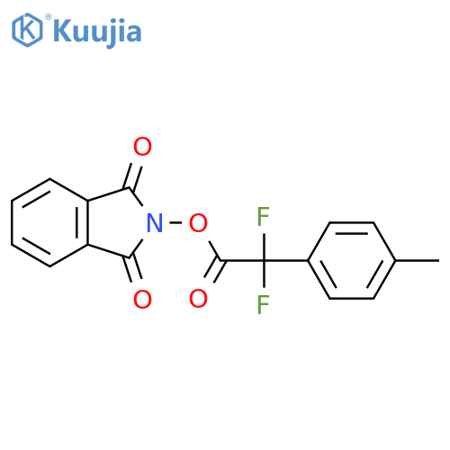 1,3-dioxo-2,3-dihydro-1H-isoindol-2-yl 2,2-difluoro-2-(4-methylphenyl)acetate structure