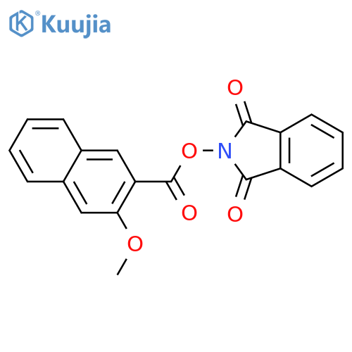 1,3-dioxo-2,3-dihydro-1H-isoindol-2-yl 3-methoxynaphthalene-2-carboxylate structure