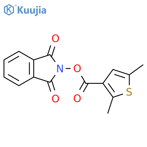 1,3-dioxo-2,3-dihydro-1H-isoindol-2-yl 2,5-dimethylthiophene-3-carboxylate structure