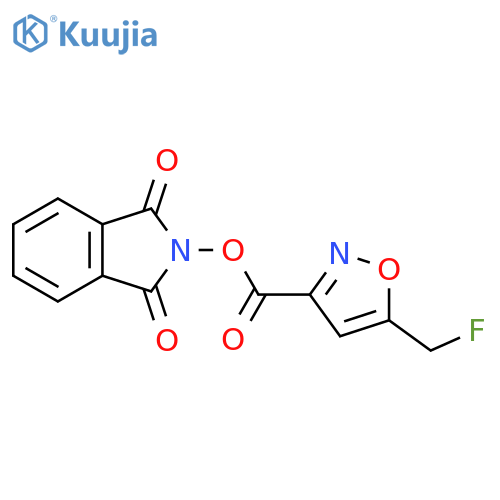 1,3-dioxo-2,3-dihydro-1H-isoindol-2-yl 5-(fluoromethyl)-1,2-oxazole-3-carboxylate structure