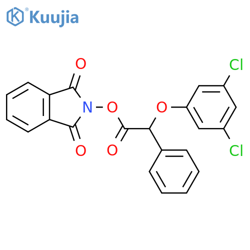 1,3-dioxo-2,3-dihydro-1H-isoindol-2-yl 2-(3,5-dichlorophenoxy)-2-phenylacetate structure