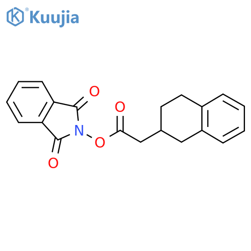 1,3-dioxo-2,3-dihydro-1H-isoindol-2-yl 2-(1,2,3,4-tetrahydronaphthalen-2-yl)acetate structure