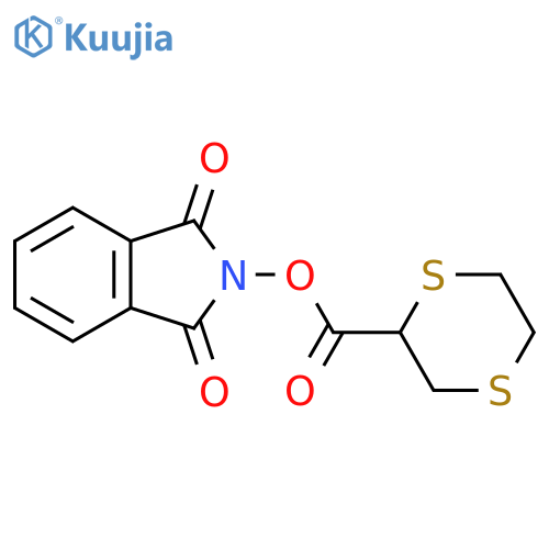 1,3-dioxo-2,3-dihydro-1H-isoindol-2-yl 1,4-dithiane-2-carboxylate structure