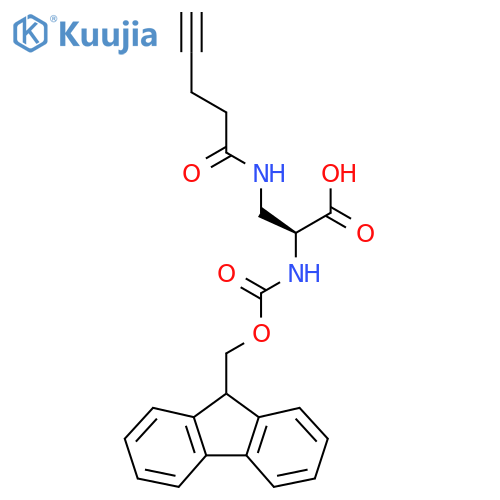 Fmoc-L-Dap(Pentynoyl)-OH structure