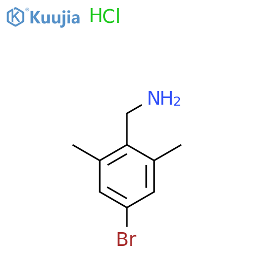 (4-Bromo-2,6-dimethylphenyl)methanaminehydrochloride structure