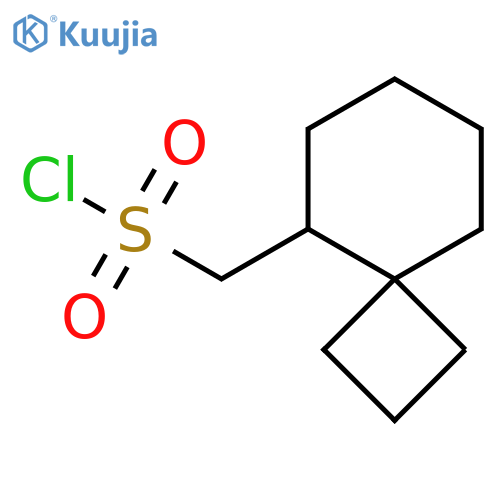 Spiro[3.5]nonan-9-ylmethanesulfonyl chloride structure