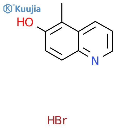 6-Quinolinol, 5-methyl-, hydrobromide (1:1) structure