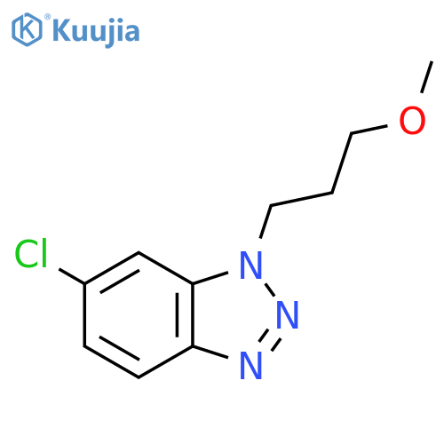 6-chloro-1-(3-methoxypropyl)-1H-1,2,3-benzotriazole structure