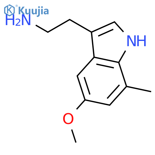1H-Indole-3-ethanamine, 5-methoxy-7-methyl- structure