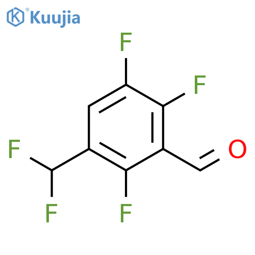 3-(DIFLUOROMETHYL)-2,5,6-TRIFLUOROBENZALDEHYDE structure