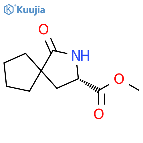 methyl (3S)-1-oxo-2-azaspiro[4.4]nonane-3-carboxylate structure