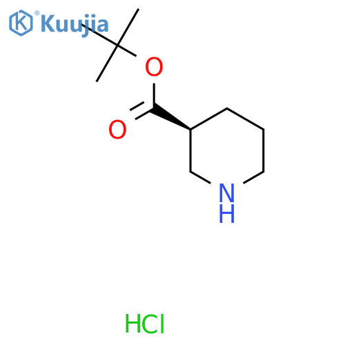 Tert-butyl (3S)-piperidine-3-carboxylate;hydrochloride structure