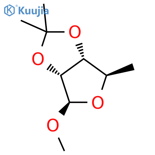 Methyl-5-deoxy-2,3-O-isopropylidene-b-D-ribofuranoside structure