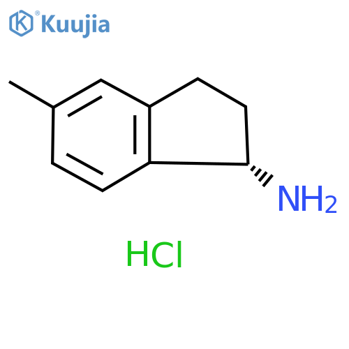 (S)-5-Methyl-2,3-dihydro-1H-inden-1-amine hydrochloride structure