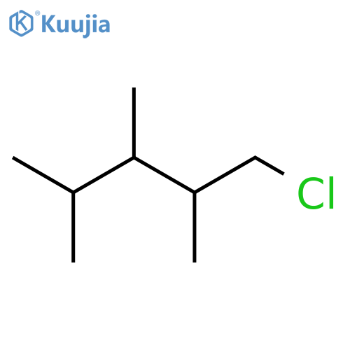 Pentane, 2-(chloromethyl)-3,4-dimethyl- structure