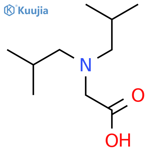 2-[bis(2-methylpropyl)amino]acetic acid structure