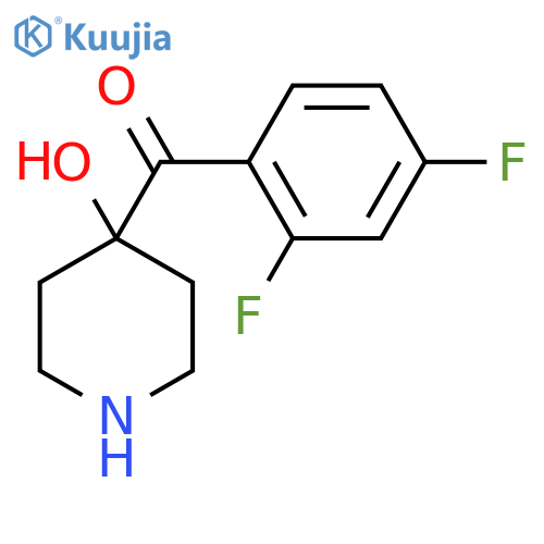 4-(2,4-Difluorobenzoyl)piperidin-4-ol structure
