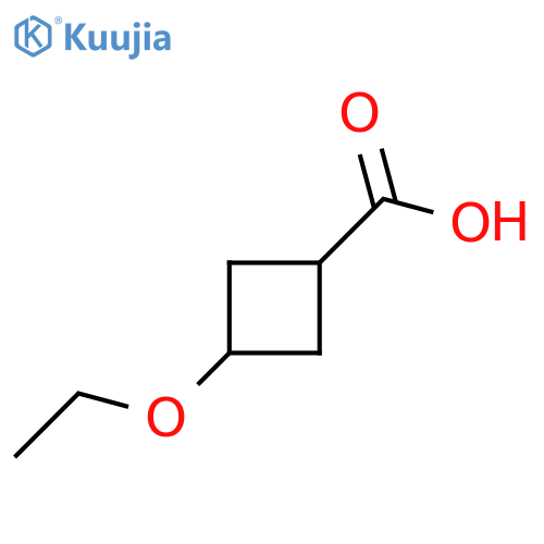 3-Ethoxycyclobutane-1-carboxylic acid structure