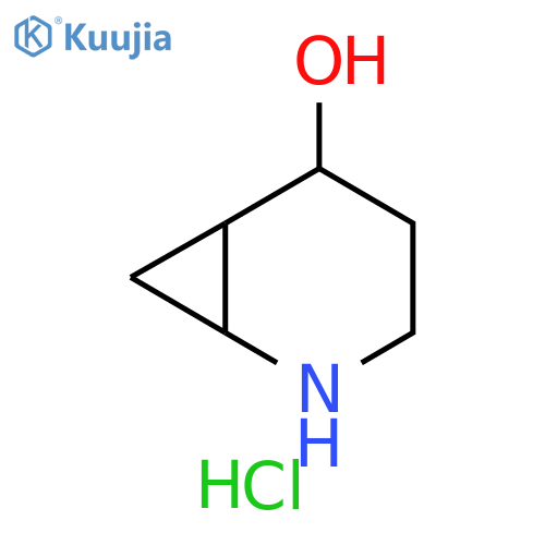 2-azabicyclo[4.1.0]heptan-5-ol hydrochloride structure
