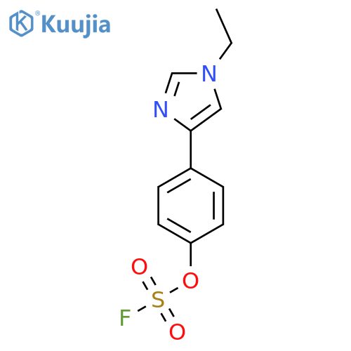 1-Ethyl-4-(4-fluorosulfonyloxyphenyl)imidazole structure