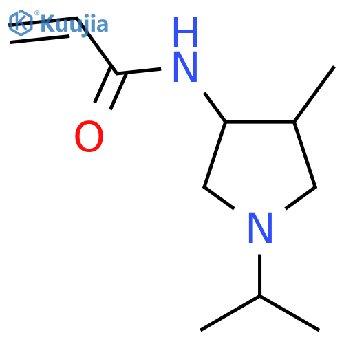 N-4-methyl-1-(propan-2-yl)pyrrolidin-3-ylprop-2-enamide structure