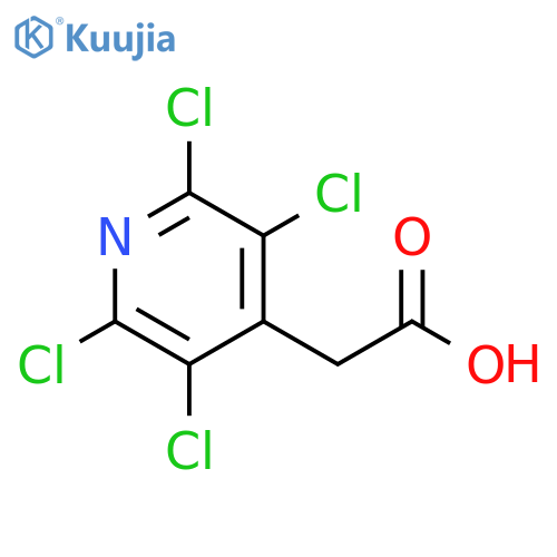 (tetrachloro-pyridin-4-yl)-acetic acid structure