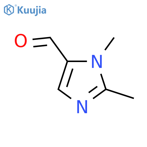 1,2-Dimethyl-1H-imidazole-5-carbaldehyde structure