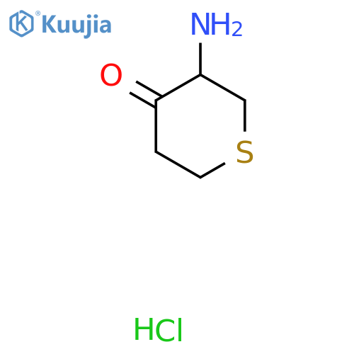 3-Aminothian-4-one hydrochloride structure
