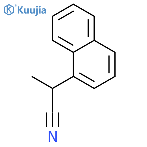 2-(naphthalen-1-yl)propanenitrile structure