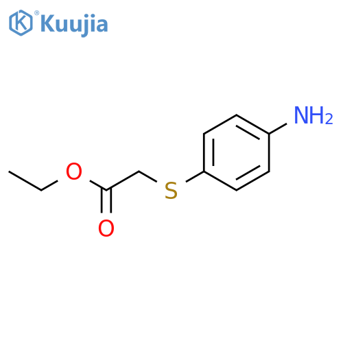 ethyl 2-(4-aminophenyl)sulfanylacetate structure