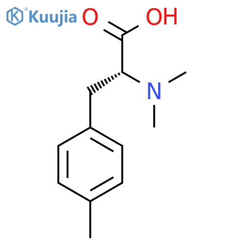 (2R)-2-(Dimethylamino)-3-(4-methylphenyl)propanoic acid structure