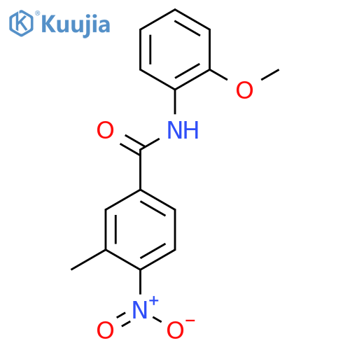 N-(2-methoxyphenyl)-3-methyl-4-nitrobenzamide structure