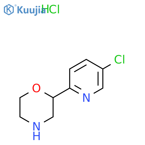 2-(5-Chloropyridin-2-yl)morpholine;hydrochloride structure