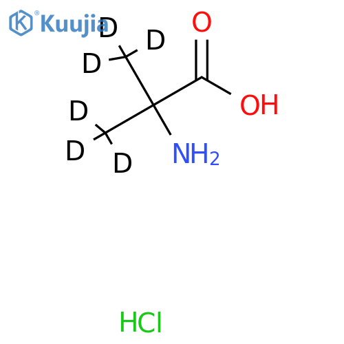 2-amino-2-(2H3)methyl(2H3)propanoic acid hydrochloride structure
