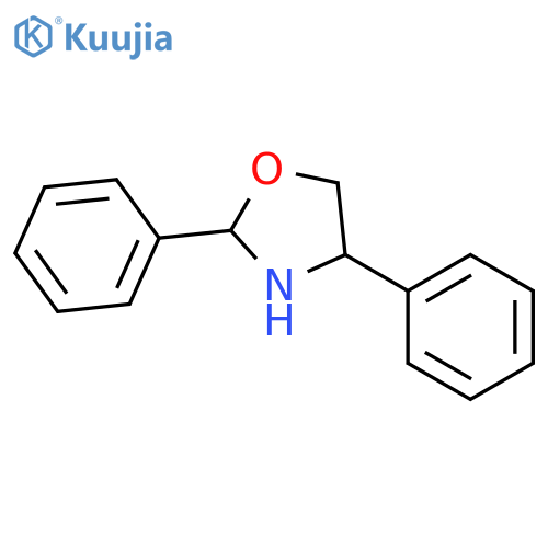 Oxazolidine, 2,4-diphenyl-, (4R)- structure
