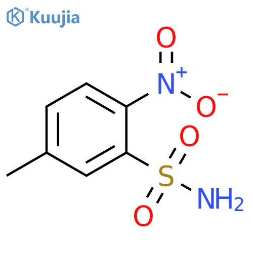 5-METHYL-2-NITROBENZENE-1-SULFONAMIDE structure