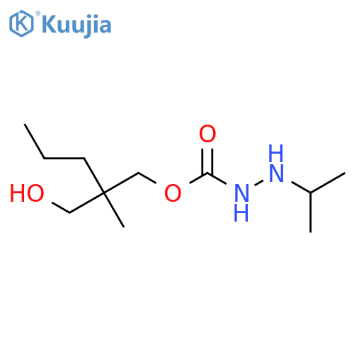 2-(hydroxymethyl)-2-methylpentyl 2-(propan-2-yl)hydrazinecarboxylate structure