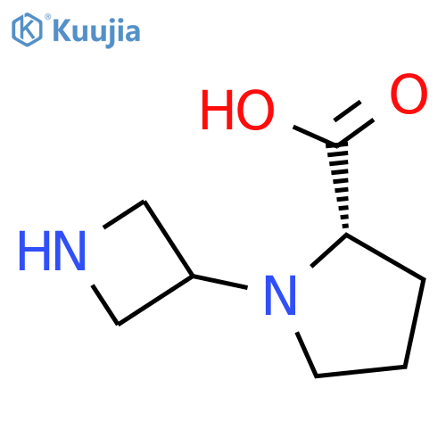 (2S)-1-(azetidin-3-yl)pyrrolidine-2-carboxylic acid structure